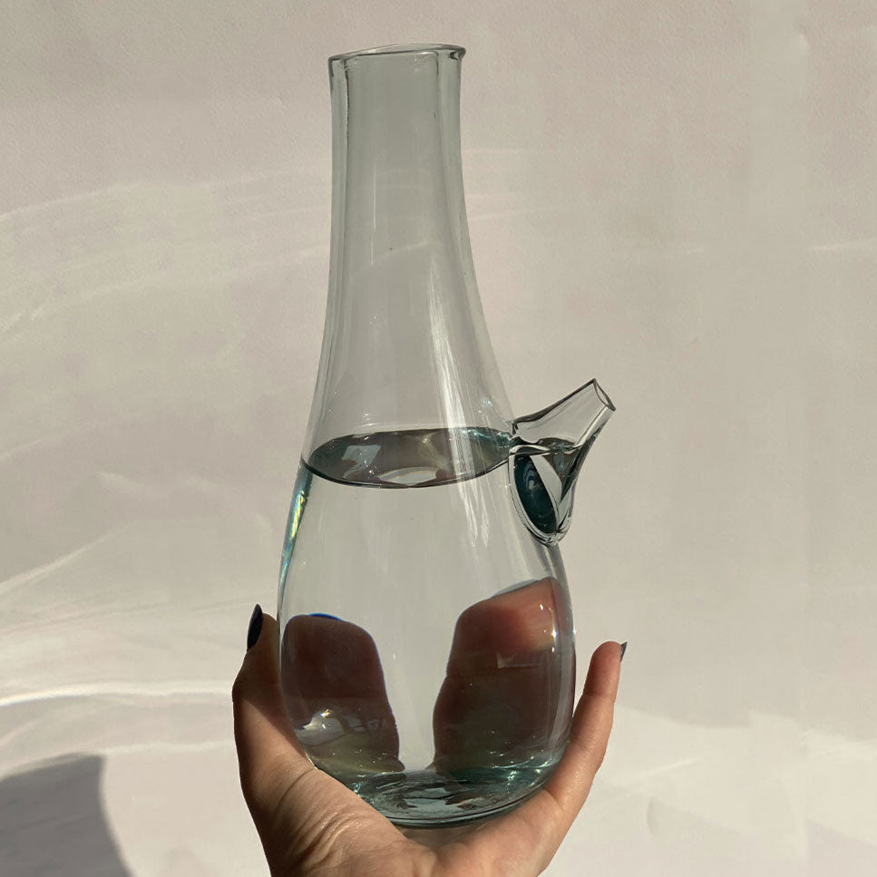 Mini Modern Ibrik - Gift Favors Recycled Blown Glass
