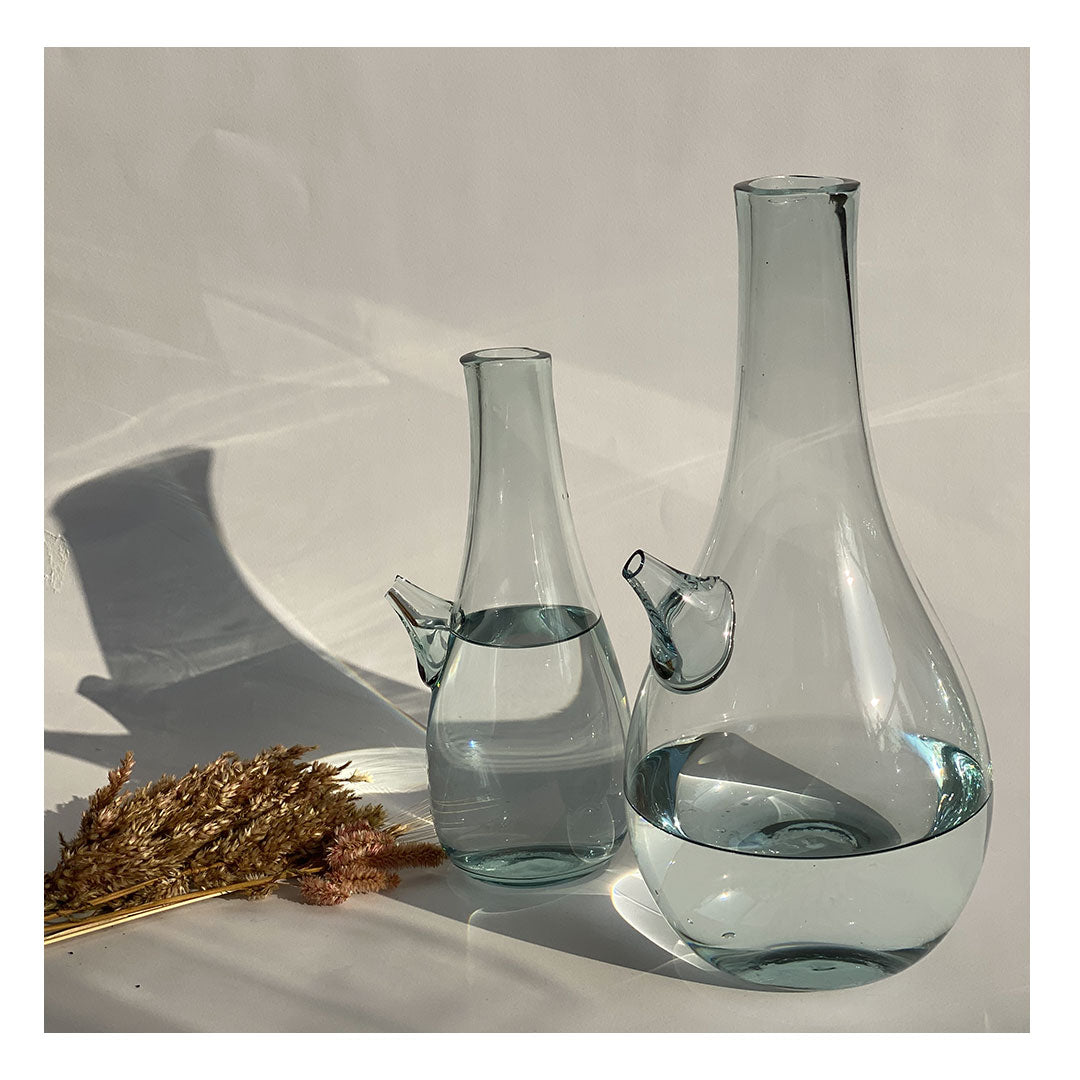 Mini Modern Ibrik - Gift Favors Recycled Blown Glass