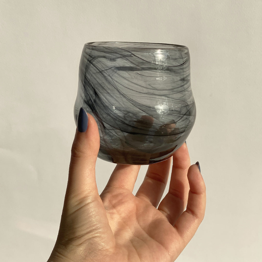 Introducing our eco-friendly Bubble Cups, handcrafted with care in Lebanon using recycled glass. Each cup is a testament to sustainable elegance, where environmental consciousness meets artistic craftsmanship.