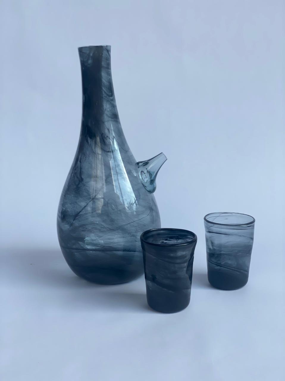 Introducing our modernized Ibrik – a fusion of Lebanese tradition and contemporary design. This versatile piece pays homage to the rich cultural heritage of Lebanon while seamlessly integrating into the modern lifestyle. Crafted with precision, it serves as a unique vase or liquid jug, adding an eclectic touch to your space.