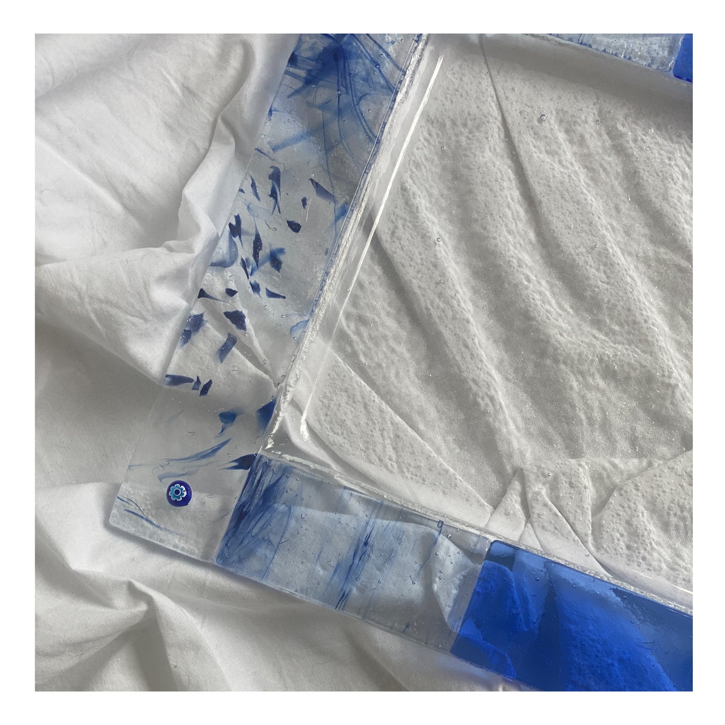 Ocean Blue Candy Tray - Murano Edition