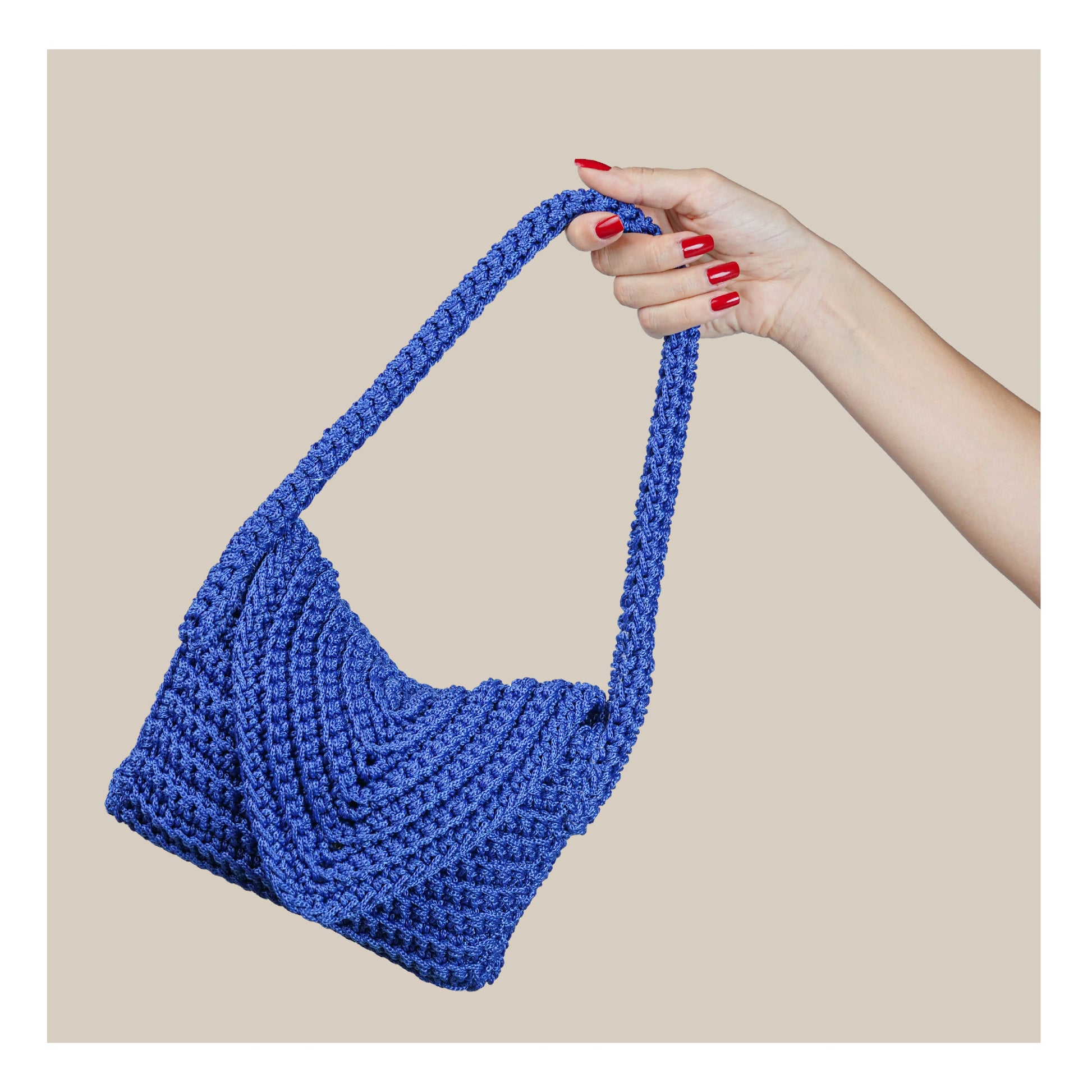 Handmade  crochet  bag  vibrant colors intricate  craftsmanship Lebanese  artistry unique  sustainable  accessory