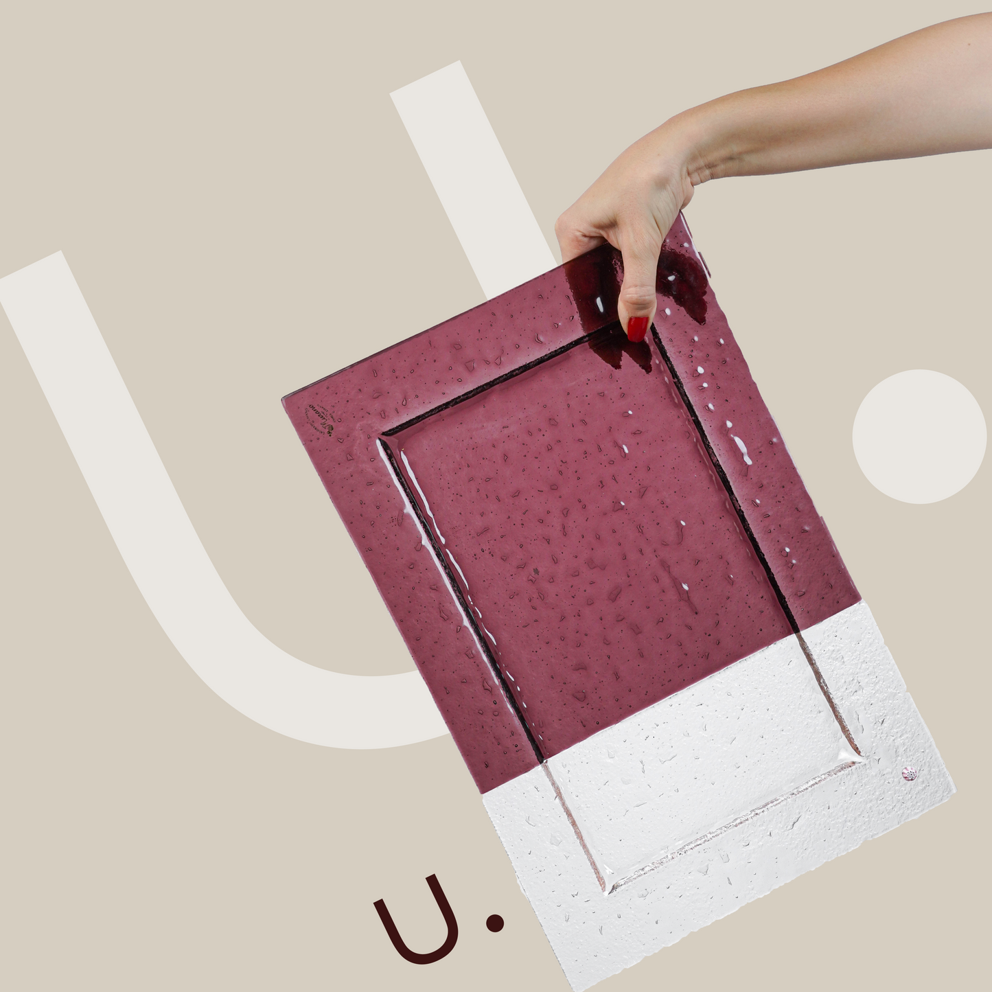 Deep Purple Candy Tray - Murano Edition